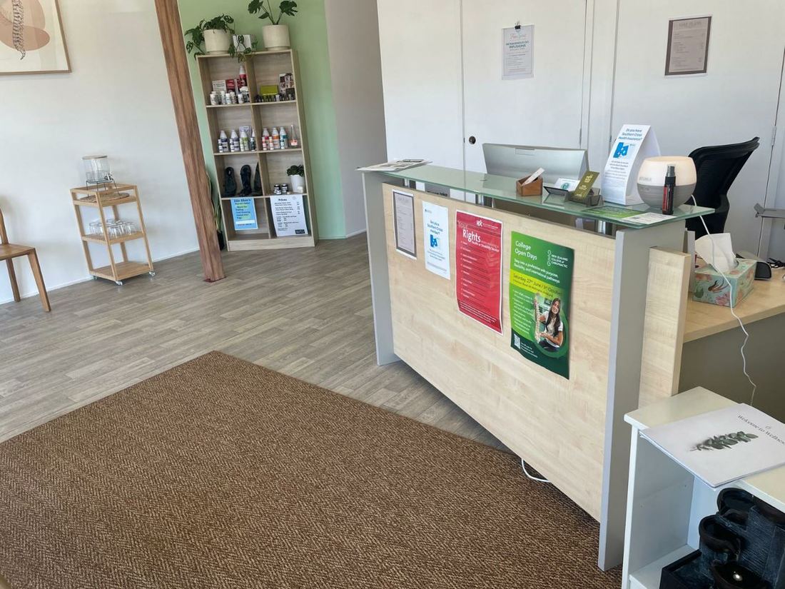 Reception at the clinic, 269 Great South Road, Papakura